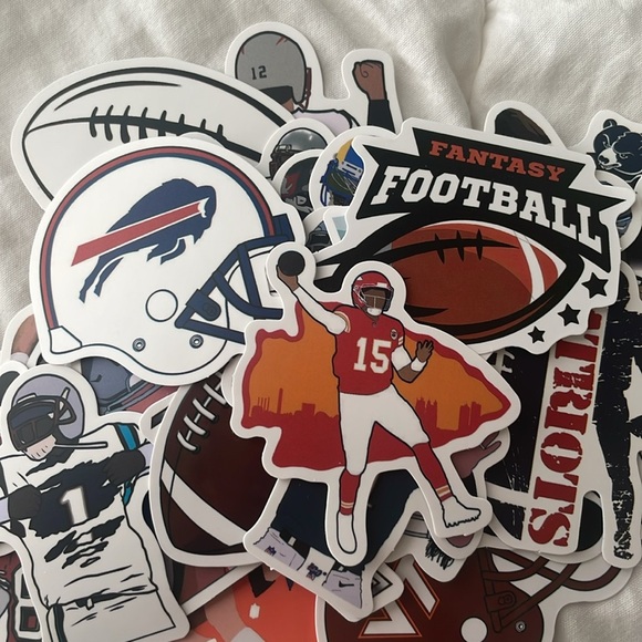 50โ Football Theme Stickers - Picture 6 of 6